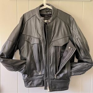 Genuine Leather Womens Motorcycle Jacket